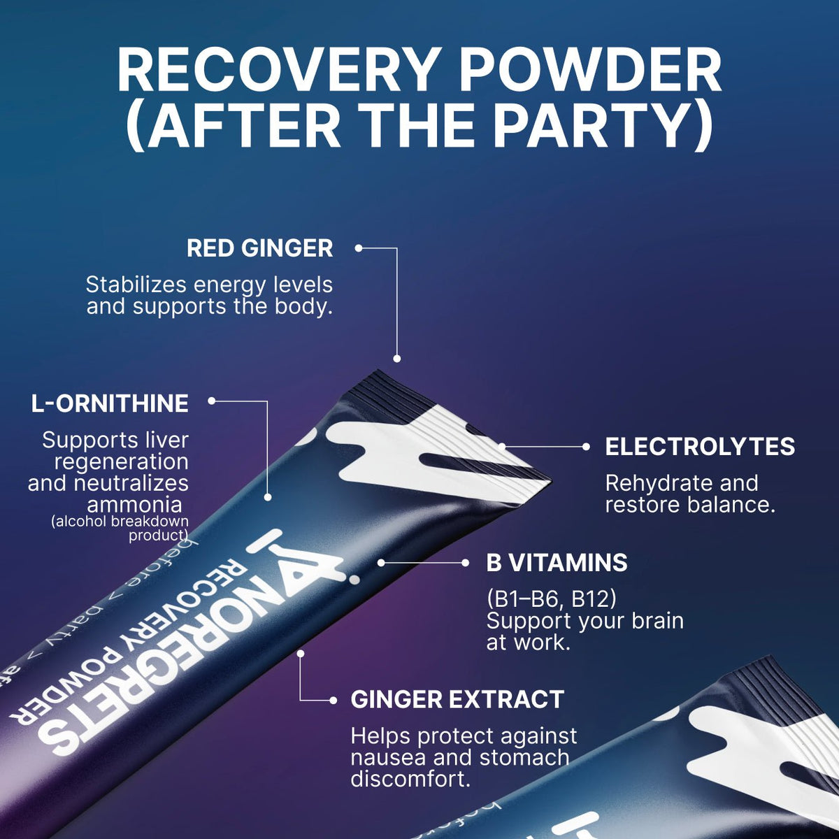 NOREGRETS Recovery Powder