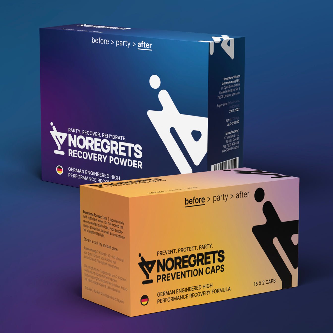 NOREGRETS | 2 Phase Anti Hangover Protocol - Trial Pack - NOREGRETS